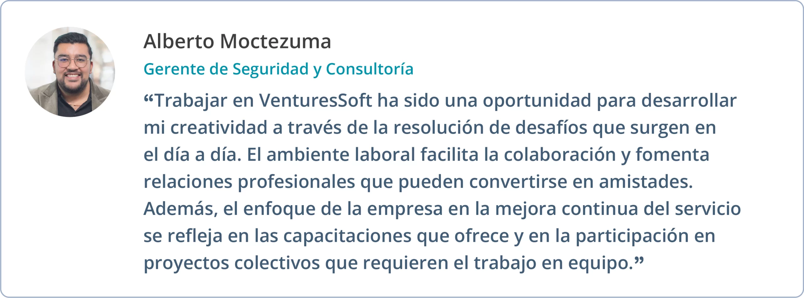 Alberto Moctezuma - Gerente de Seguridad y Consultoría